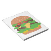 Cheeseburger Notitieblok (Schuin)