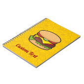Cheeseburger Notitieboek (Linkerzijde)