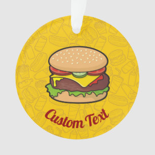 Cheeseburger Ornament