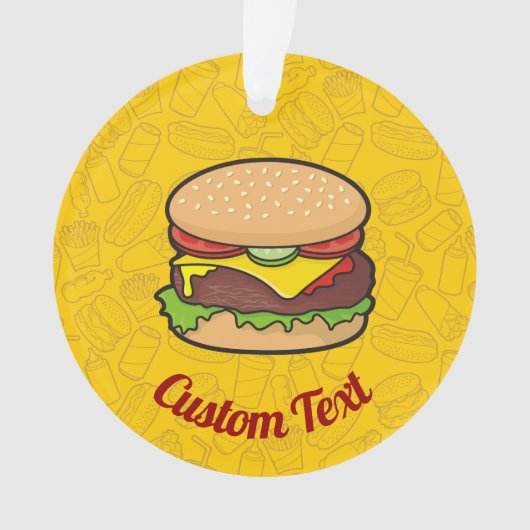 Cheeseburger Ornament (voorkant)