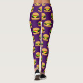 Cheeseburger Pattern Leggings (Dos)