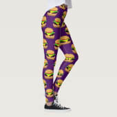 Cheeseburger Pattern Leggings (Droite)