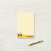 Cheeseburger Post-it® Notes (Op bureau)