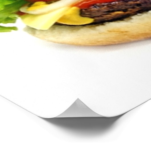 Cheeseburger Poster (Hoek)