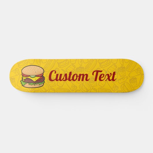 Cheeseburger Skateboard (Horizontaal)