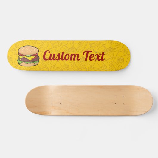 Cheeseburger Skateboard (Horizontaal)