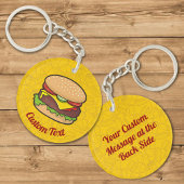 Cheeseburger Sleutelhanger