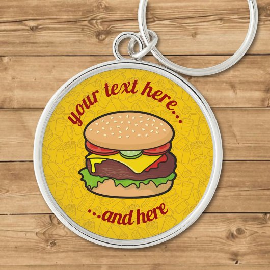 Cheeseburger Sleutelhanger