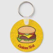 Cheeseburger Sleutelhanger (Voorkant)