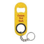 Cheeseburger Sleutelhanger Bottle Opener Mini Flessenopener (Achterkant)