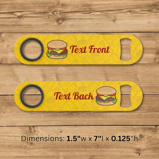 Cheeseburger Speed Flessenopener