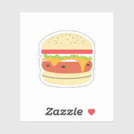 Cheeseburger Sticker