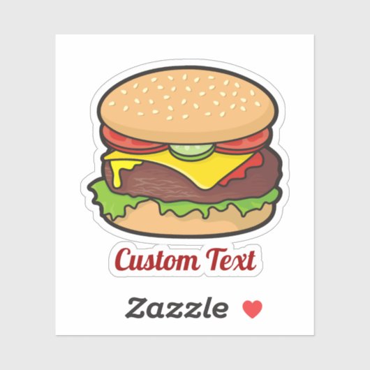 Cheeseburger Sticker (Vel)