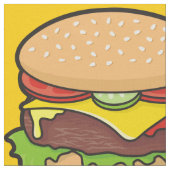 Cheeseburger Stof (Close Up)