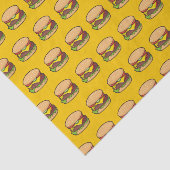 Cheeseburger Tissuepapier (Detail)