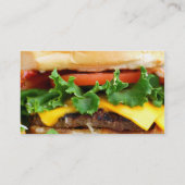 Cheeseburger Visitekaartjes (Achterkant)