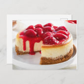 Cheesecake Briefkaart (Voorkant / Achterkant)