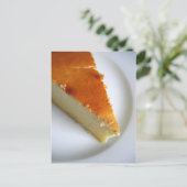 Cheesecake Custom Briefkaart (Staand voorkant)