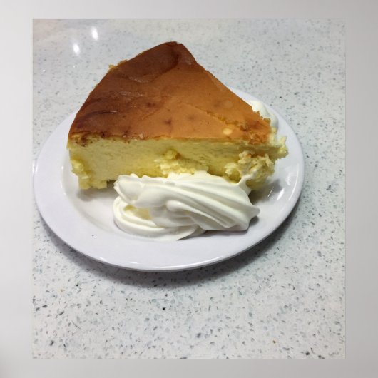 Cheesecake Foto Poster (Voorkant)