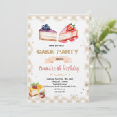 Cheesecake party invitation (Debout devant)