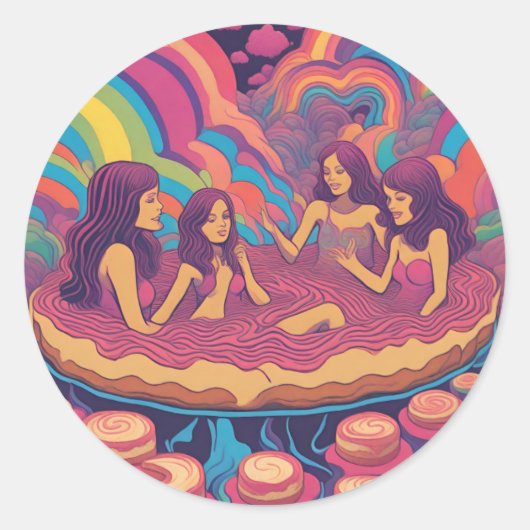 Cheesecake Party stickers (Voorkant)