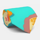 Cheesecake pastel Kleurrijk Gepersonaliseerd Patro Stropdas (Opgerold)