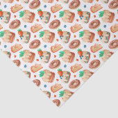 Cheesecakes Cakes and Donuts Pattern Tissuepapier (Detail)