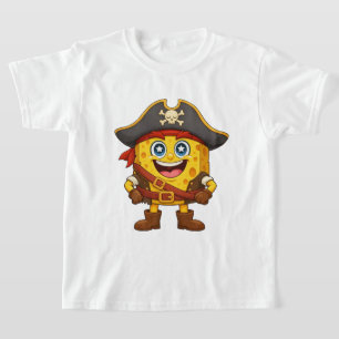 CheeseSunny Pirate – T-Shirt Mignon Kawaii