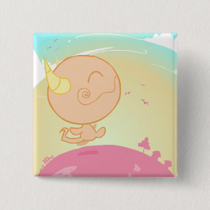 Cheesezilla Vierkante Button 5,1 Cm