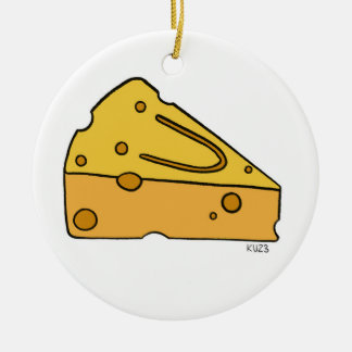 Cheesin' Cutie Kaas Keramisch Ornament