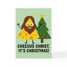 Cheesus Christus Het Is Kerst Grappige Kaas
