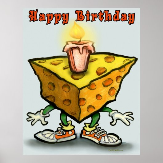 Cheesy Birthday Poster (Voorkant)