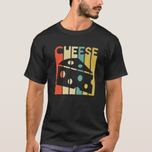 Cheesy Cheddar Cheese Cool Retro T-shirt