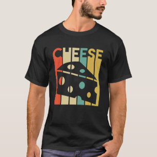 Cheesy Cheddar Cheese Cool Retro T-shirt