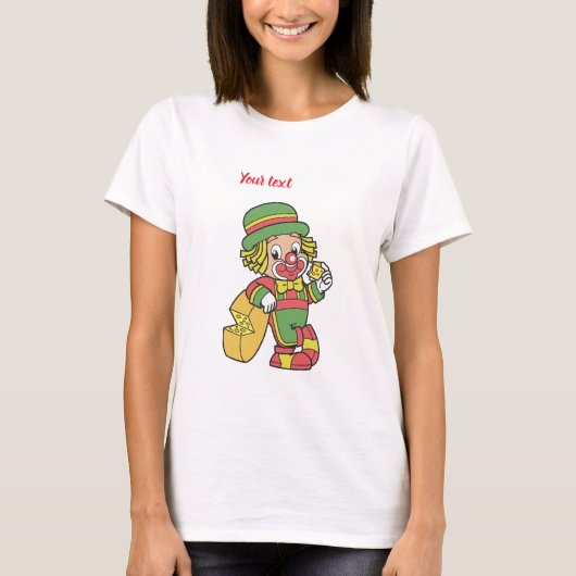 “Cheesy Clown with a Big Smile” T-Shirt (Devant)