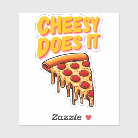 Cheesy doet het sticker (Vel)