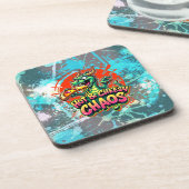 Cheesy Dragon Delight Bier Onderzetter (Linkerzijde)