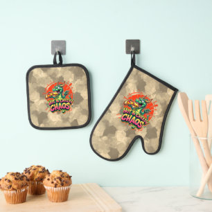 Cheesy Dragon Delight Ovenwant & Pannenlap Set