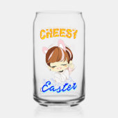 Cheesy Easter Blikvorm Glas (Achterkant)