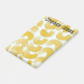 Cheesy Ideas Macaroni Pun Post-it® Notes (Schuin)