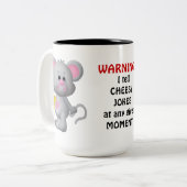 Cheesy Joker koffiemok Tweekleurige Koffiemok (Voorkant links)