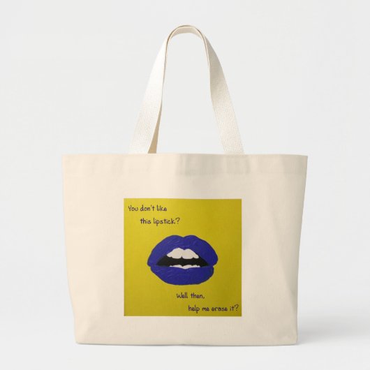 Cheesy Lines for Valentine's Large Tote Bag (Voorkant)