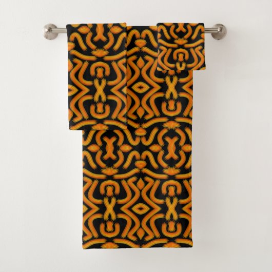 Cheesy Noodle Doodle Art Mirrored Image Pattern (En situation)