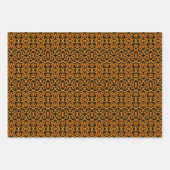 Cheesy Noodle Doodle Art Mirrored Image Pattern Inpakpapier Vel (Voorkant 3)