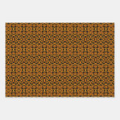 Cheesy Noodle Doodle Art Mirrored Image Pattern Inpakpapier Vel (Voorkant)