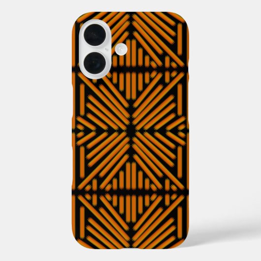 Cheesy Noodle Doodle Art Symmetrical Lined Pattern Case-Mate iPhone Case (Achterkant)