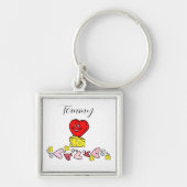 Cheesy Red Hearts Sleutelhanger! Sleutelhanger (Voorkant)