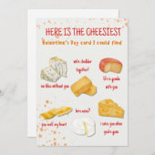 Cheesy Valentine's Day Card | Valentine's Card (Voorkant / Achterkant)