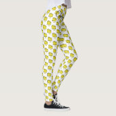 Cheesy Workout Witte Leggings (Rechts)
