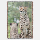 Cheetah 004 deken (Voorkant Verticaal)